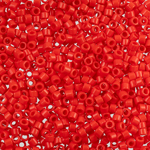 Miyuki Delica 11/0 5.2g Vial Red Opaque