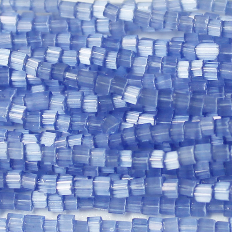 11/0 Czech Two Cut Seed Bead Royal Satin Tint**