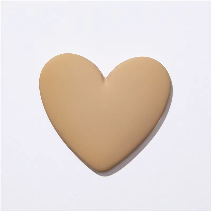 Brown Large Heart Center