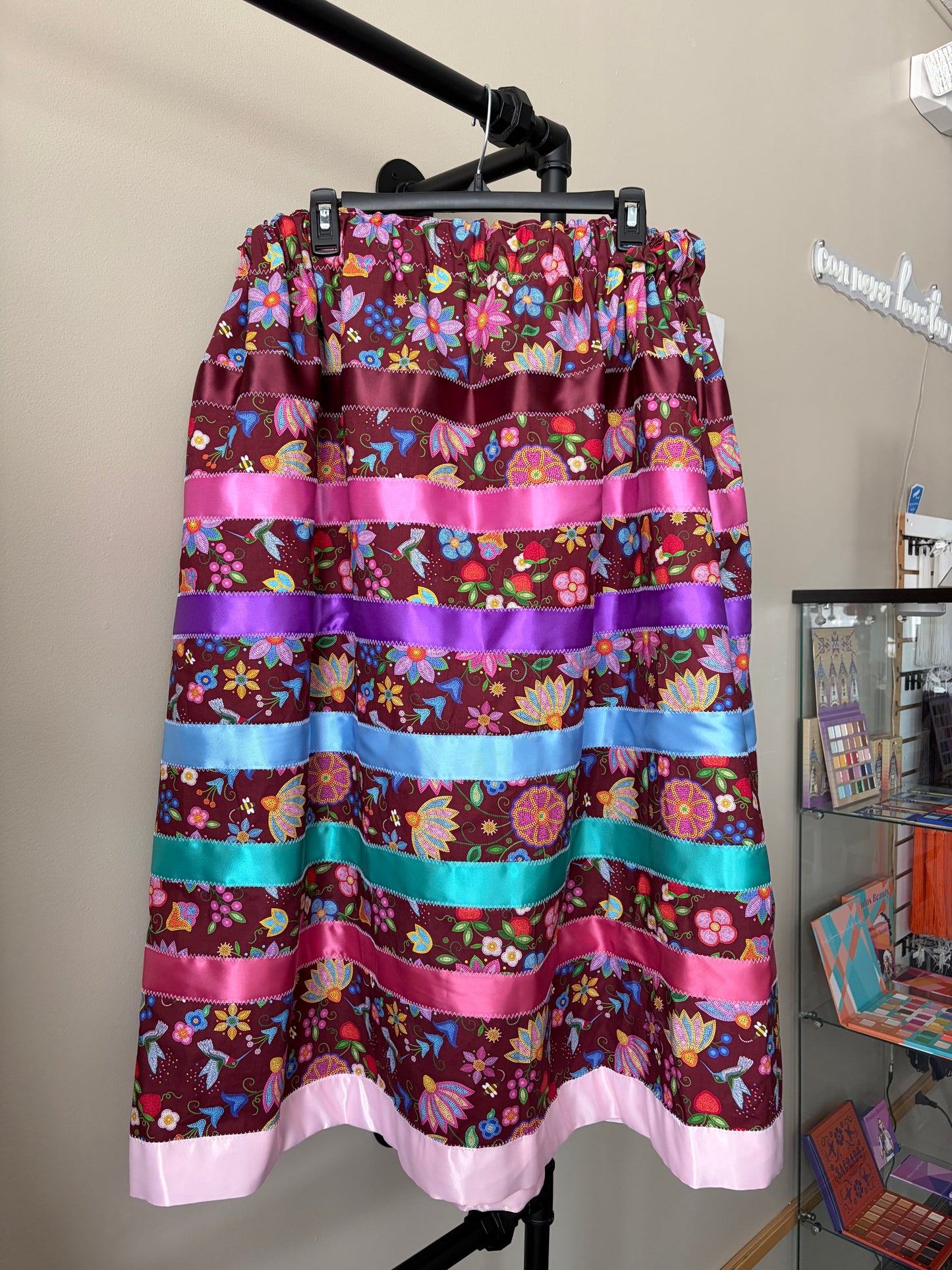Tuhmaga Candles LLC - Maroon Long Skirt L-2XL