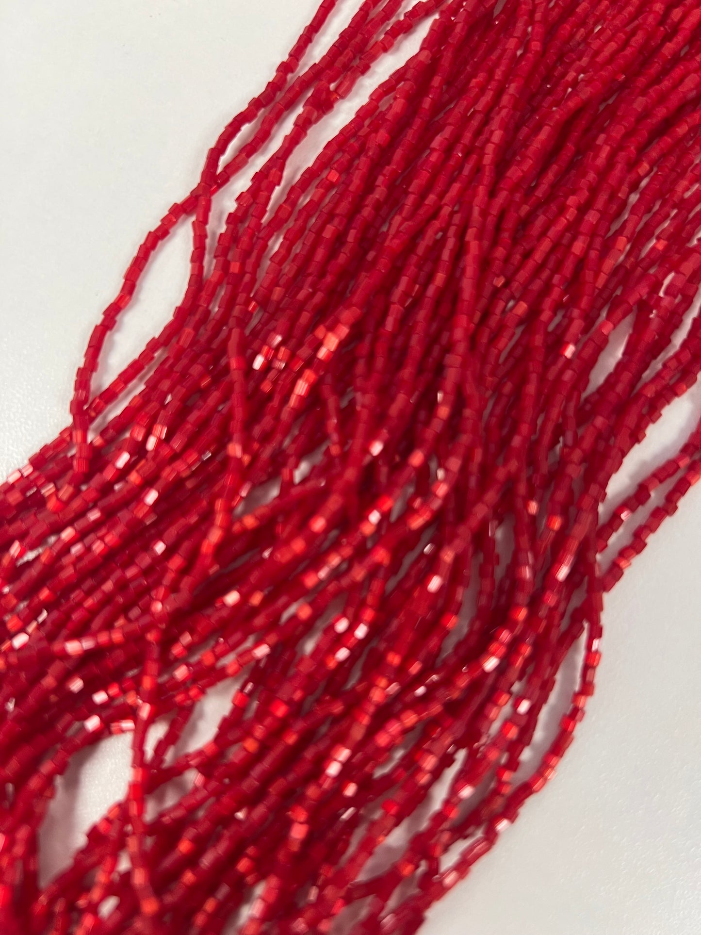 11/0 Czech Two Cut Seed Bead Red