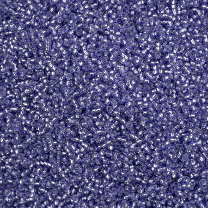 Czech Seed Bead 11/0 Vial S/L Purple Solgel apx23g