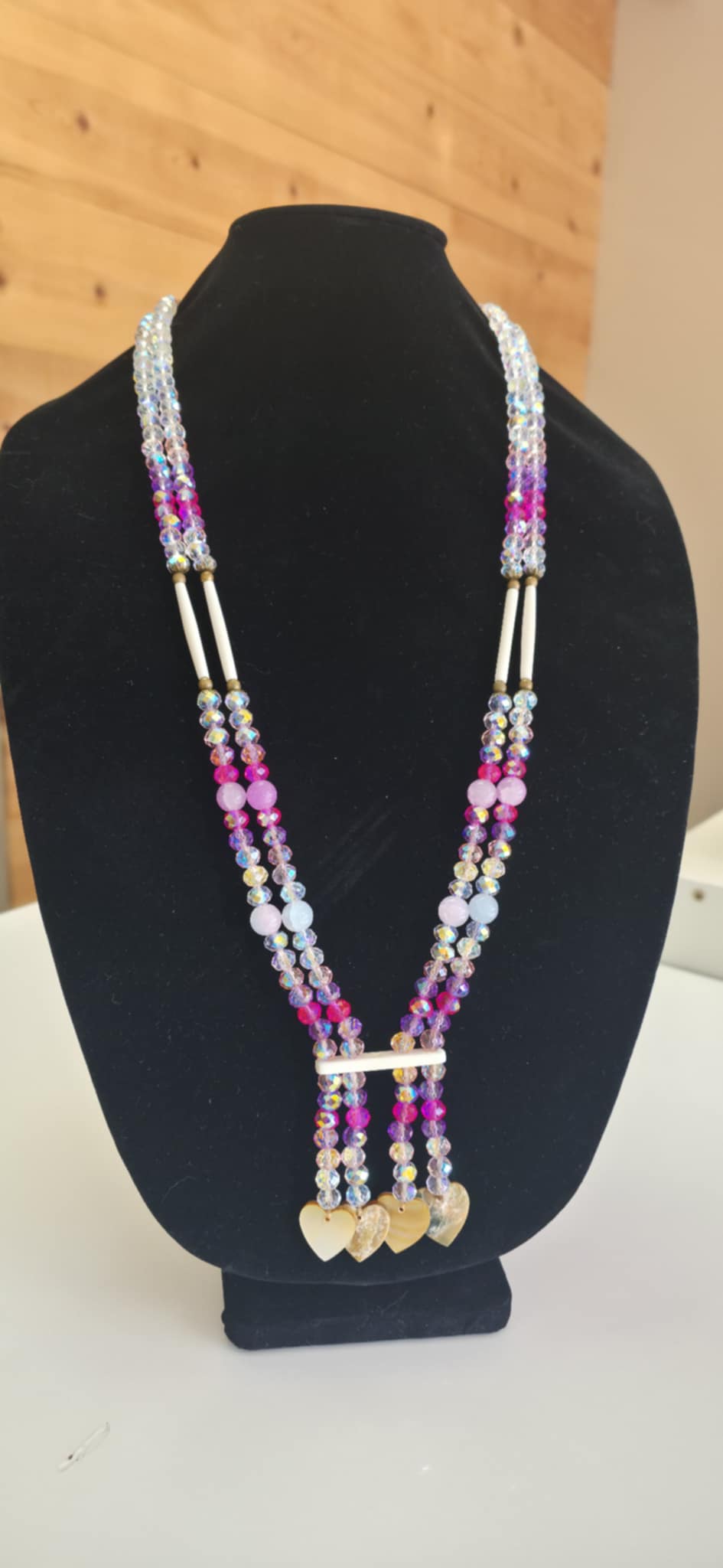 OJ Denny - Pink Double Necklace