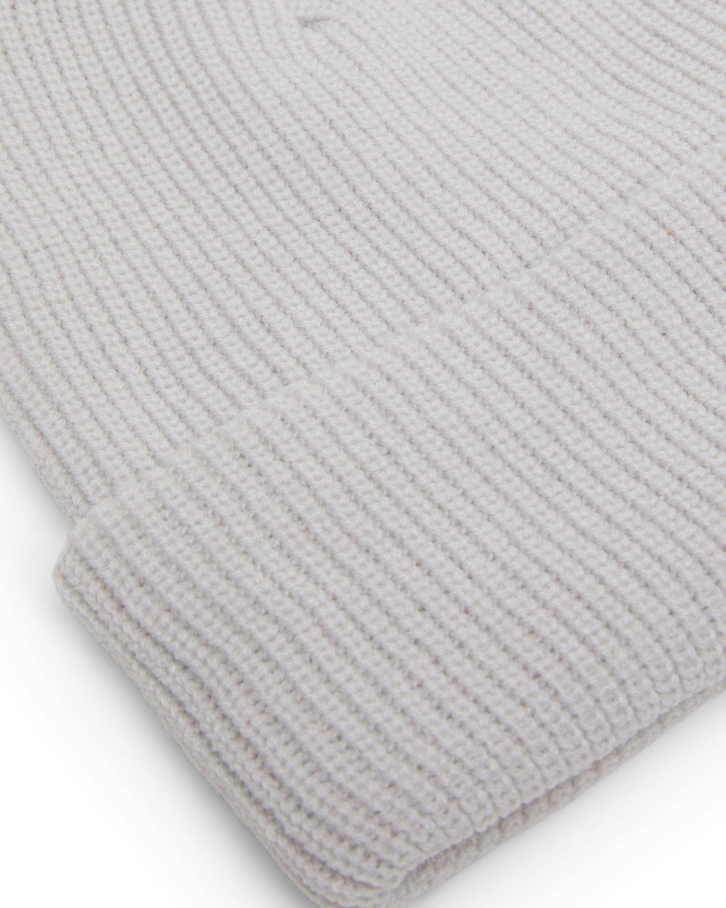 'YOU ARE ON NATIVE LAND' RIBBED BEANIE - GREY