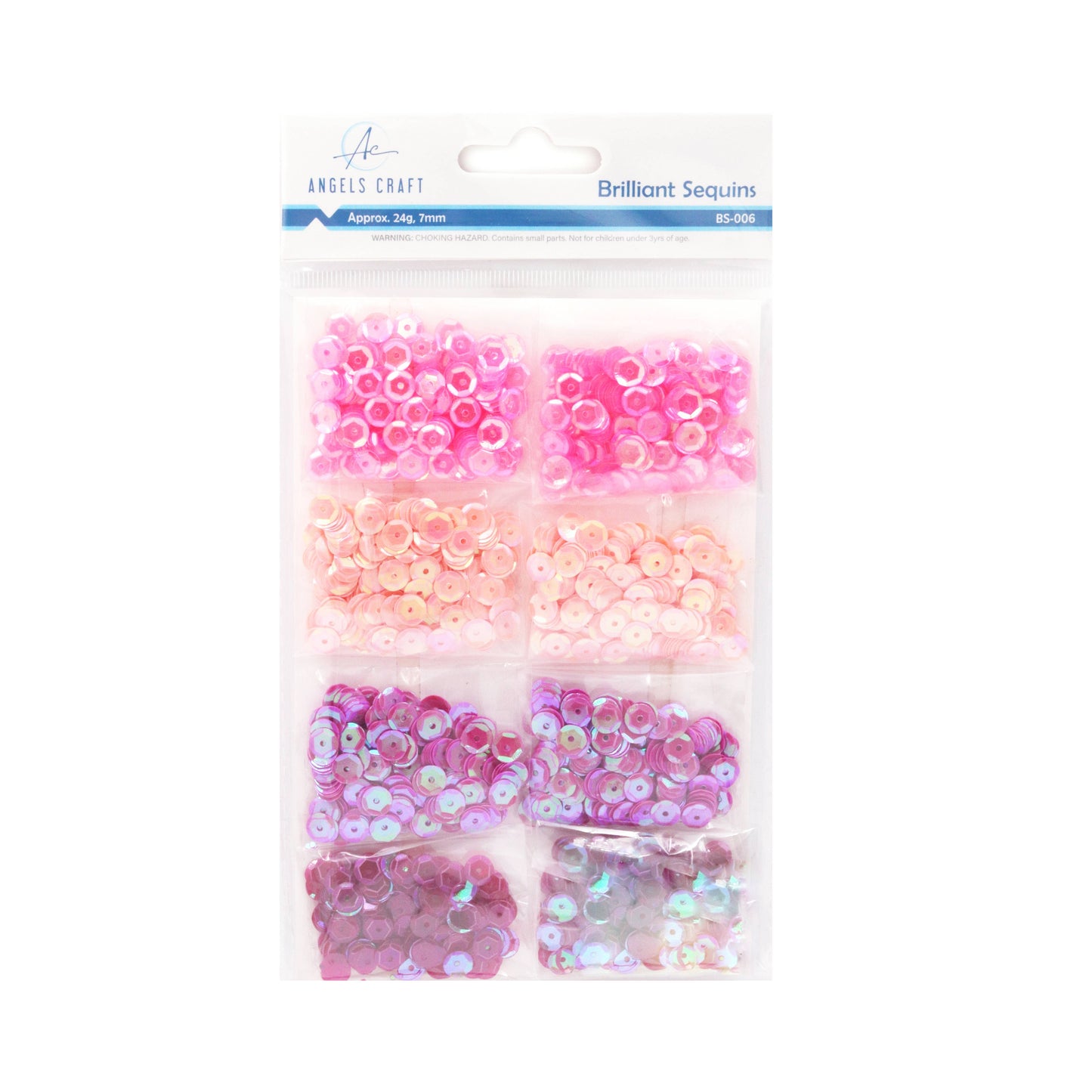 Craft Sequins: BS-006 Pink and Fuschia