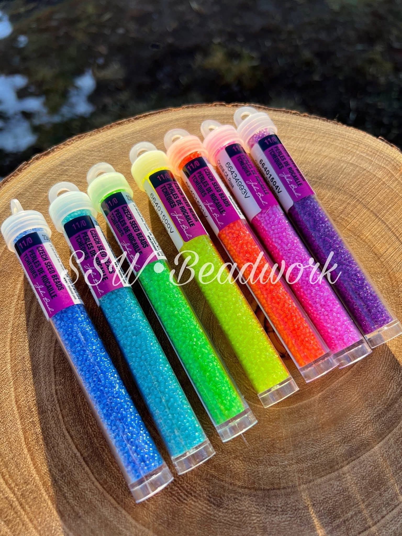 11/0 Czech Seed Beads 23 gram tubes