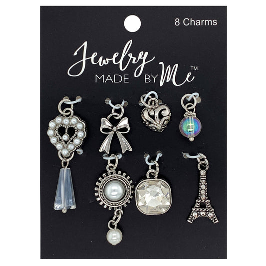 Silver Romantic Charms 7pc