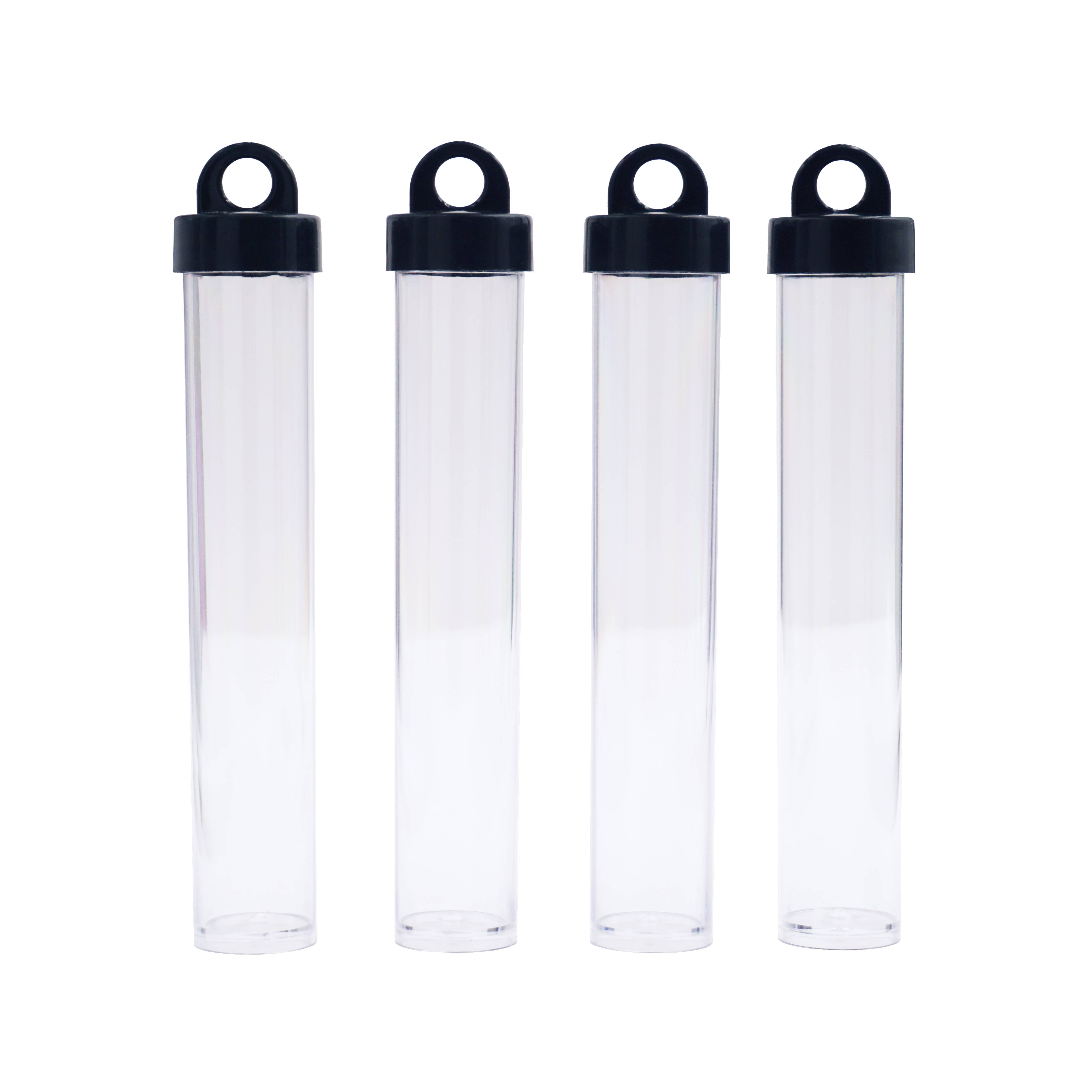 Plastic Tube Container w/ Hanging Screw Lid, 4-ct: 15ml