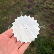 Mother of Pearl - Round  Rigid Shell #3 with 2 Holes
