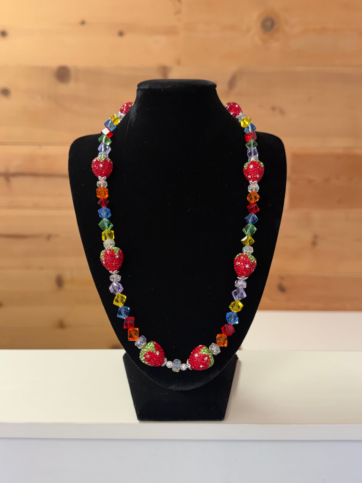 Turtle Island Express - Strawberry Multi-Color Necklace
