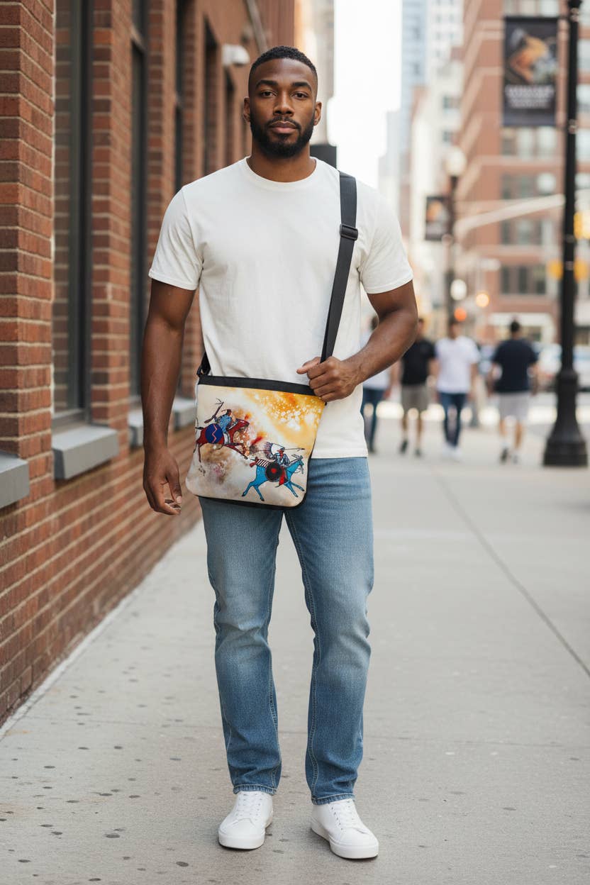Legends We Ride Crossbody canvas bag