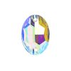 Metalico Stone Oval 17x24mm Crystal AB