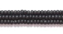 CZ Seed Bead Op Black Matte 11/0