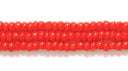 CZ Seed Bead True Cut Op Medium Red 11/0