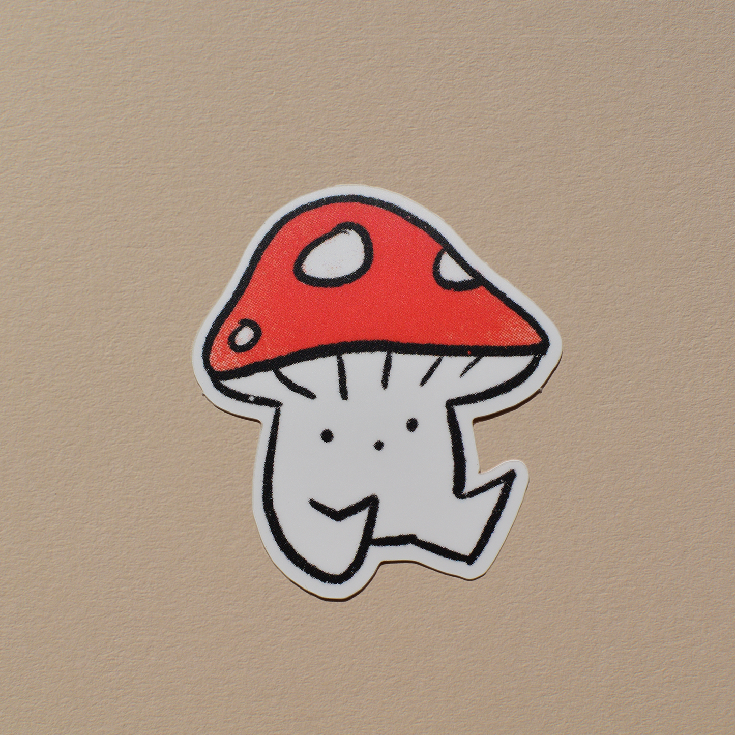 Iris Running Thunder - “Little Cap Mushroom” Vinyl Sticker