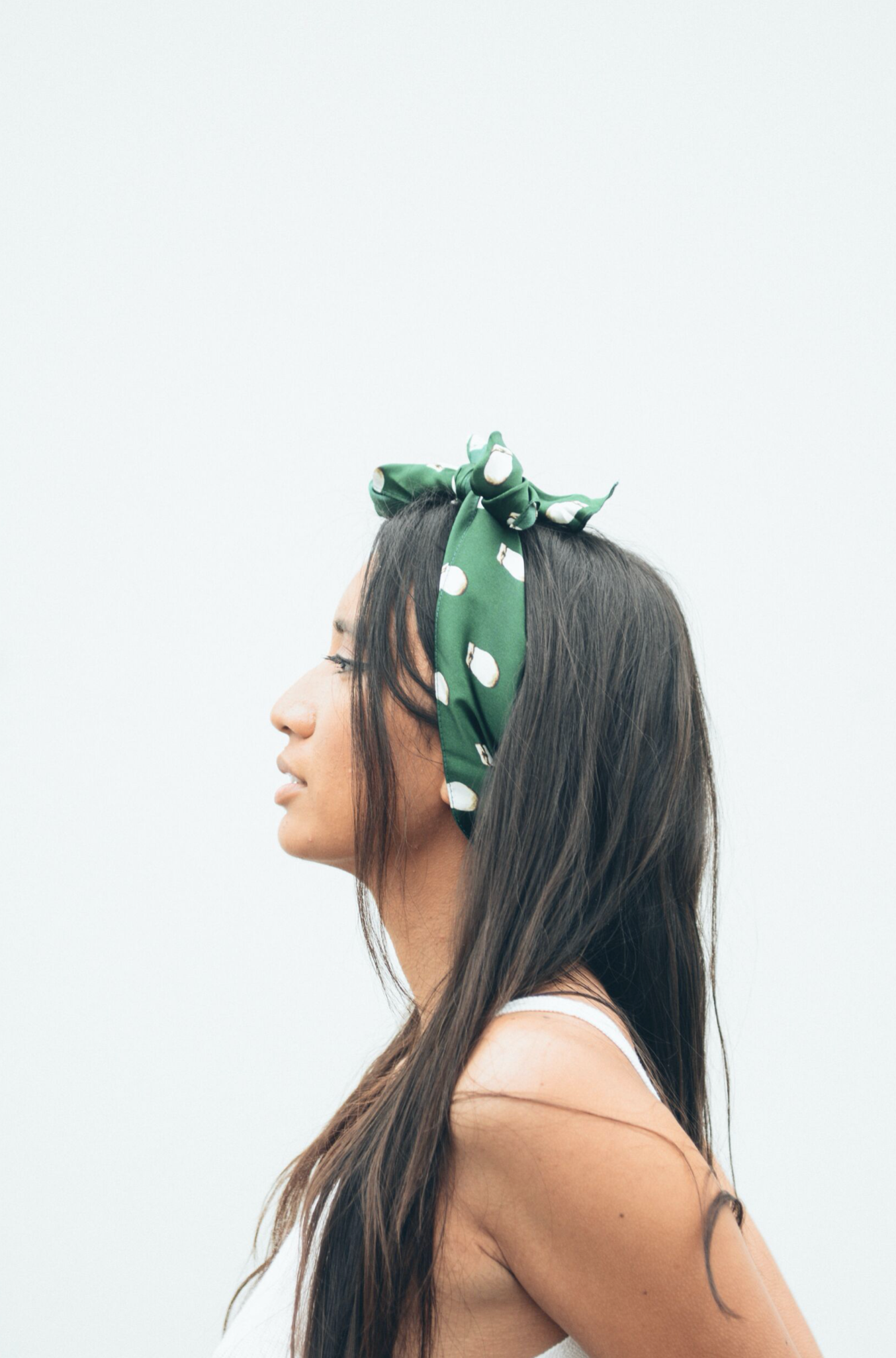 B.Yellowtail - Elk Ivory Silk Scarf: PINK