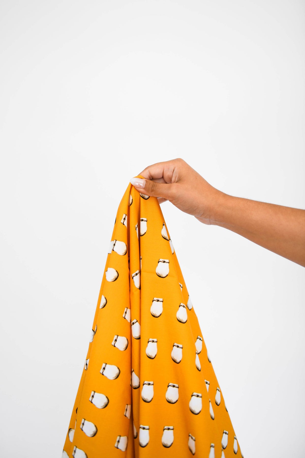 B.Yellowtail - Cotton Fabric - Elk Ivory Yellow