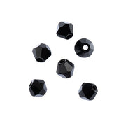 Crystal Lane DIY Bicone 2Strand 7in (apx96pcs) 4mm Opaque Black