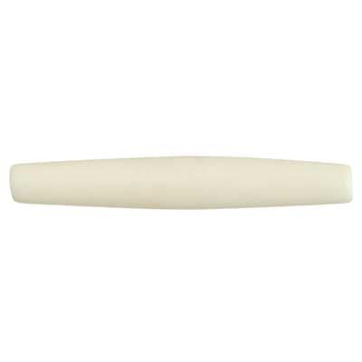 HAIRBONEPIPES OVAL IVORY 2" Worked on Bone (10 PC)