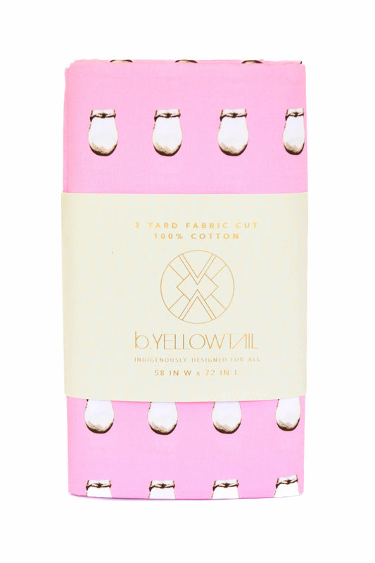B.Yellowtail - Cotton Fabric - Elk Ivory Pink
