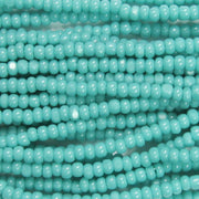 CZ Seed Bead True Cut Op Turquoise Green 11/0 (FULL HANK)