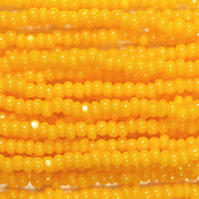 CZ Seed Bead True Cut Op LT Orange 11/0 (FULL HANK)