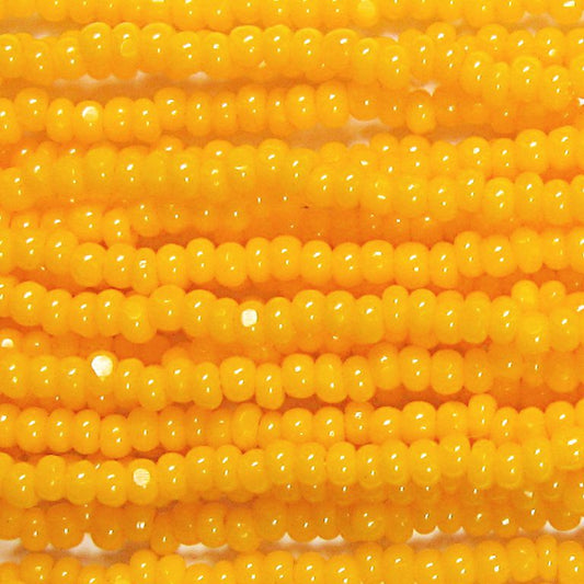 CZ Seed Bead True Cut Op LT Orange 11/0 (FULL HANK)