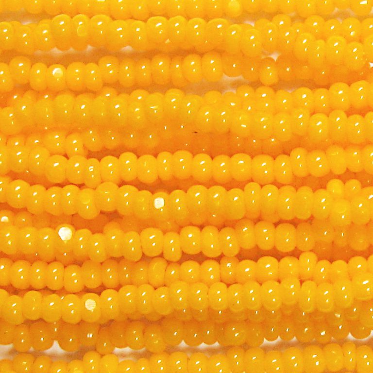CZ Seed Bead True Cut Op LT Orange 11/0 (FULL HANK)