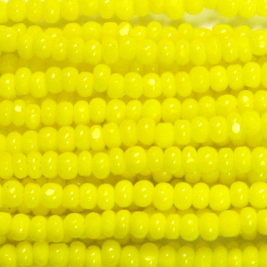 CZ Seed Bead True Cut Op LT Yellow 11/0 (FULL HANK)