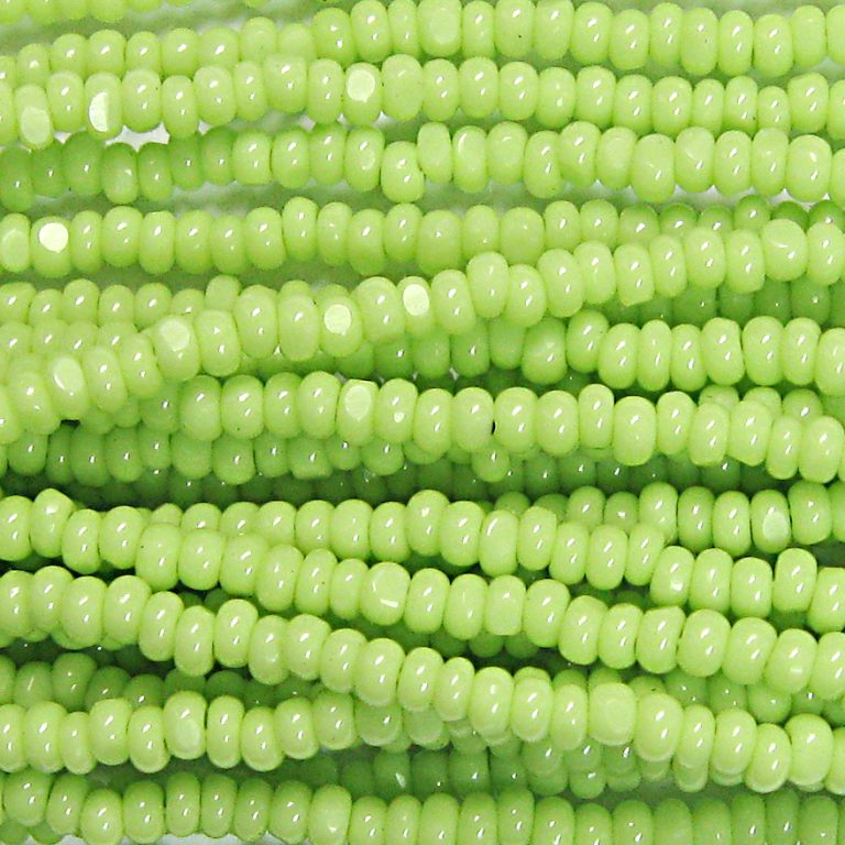 CZ Seed Bead True Cut Op Lime Green 11/0 (FULL HANK)