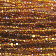 CZ Seed Bead True Cut TR Medium Topaz 11/0 (FULL HANK)