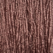 Czech Seed Beads 10/0 2Cut Satin Lavender Solgel Strung