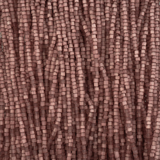 Czech Seed Beads 10/0 2Cut Satin Lavender Solgel Strung