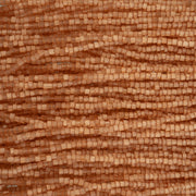 Czech Seed Beads 10/0 2Cut Satin Light Brown Solgel Strung