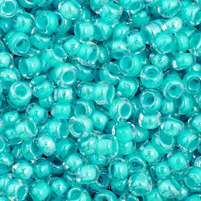 Czech Seed Bead 11/0 Vial C/L Turquoise apx23g