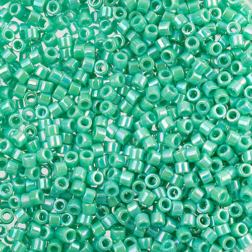 Miyuki Delica 11/0 5.2g vial Turquoise Opaque AB