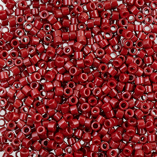Miyuki Delica 11/0 5.2g Vial Cranberry Red Dyed