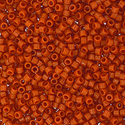 Miyuki Delica 11/0 5.2g Vial Duracoat Opaque Dyed Pumpkin Orange