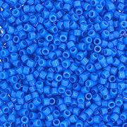 Miyuki Delica 11/0 5.2g Vial Duracoat Opaque Dyed Blue Cerulean