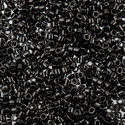 Miyuki Delica 11/0 5.2g vial Black Opaque