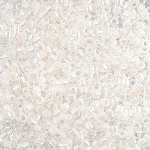 Miyuki Delica 11/0 5.2g Vial White Pearl AB