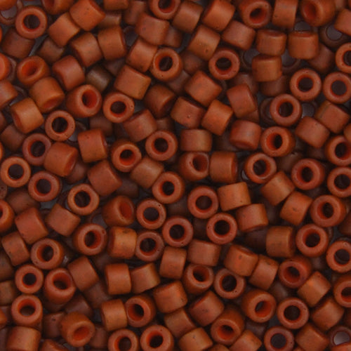 Miyuki Delica 11/0 5.2g Vial Sienna Matte-Dyed