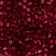 Miyuki Delica 11/0 5.2g Vial Red Wine Transparent Dyed