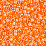 Miyuki Delica 11/0 5.2g Vial Orange Mandarin Opaque Luster
