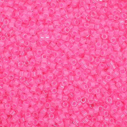 Miyuki Delica 11/0 5.2g Vial Light Pink Luminous Neon Color