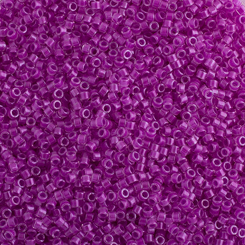 Miyuki Delica 11/0 5.2g Vial Plum Crazy Luminous Neon Color