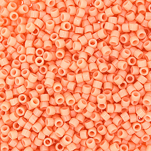 Miyuki Delica 11/0 5.2g Vial Duracoat Opaque Dyed Peach
