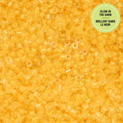 Cylin Bead 11/0 25g Bag Glow in Dark - Gold Yellow
