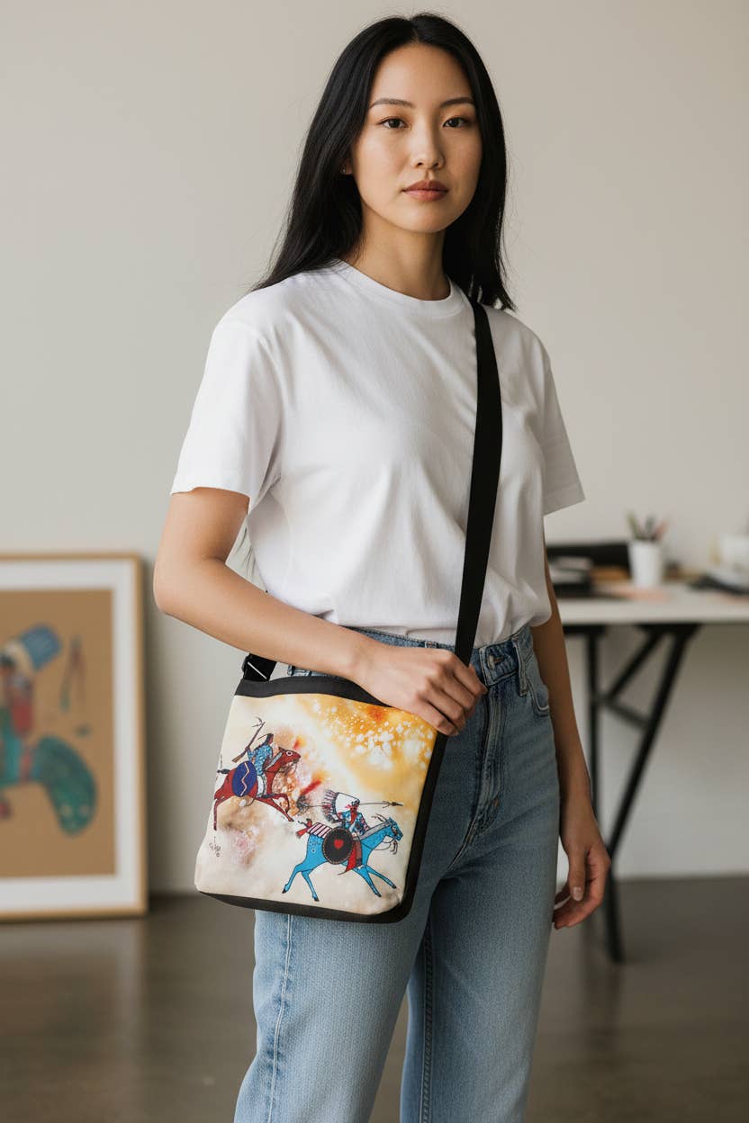 Legends We Ride Crossbody canvas bag