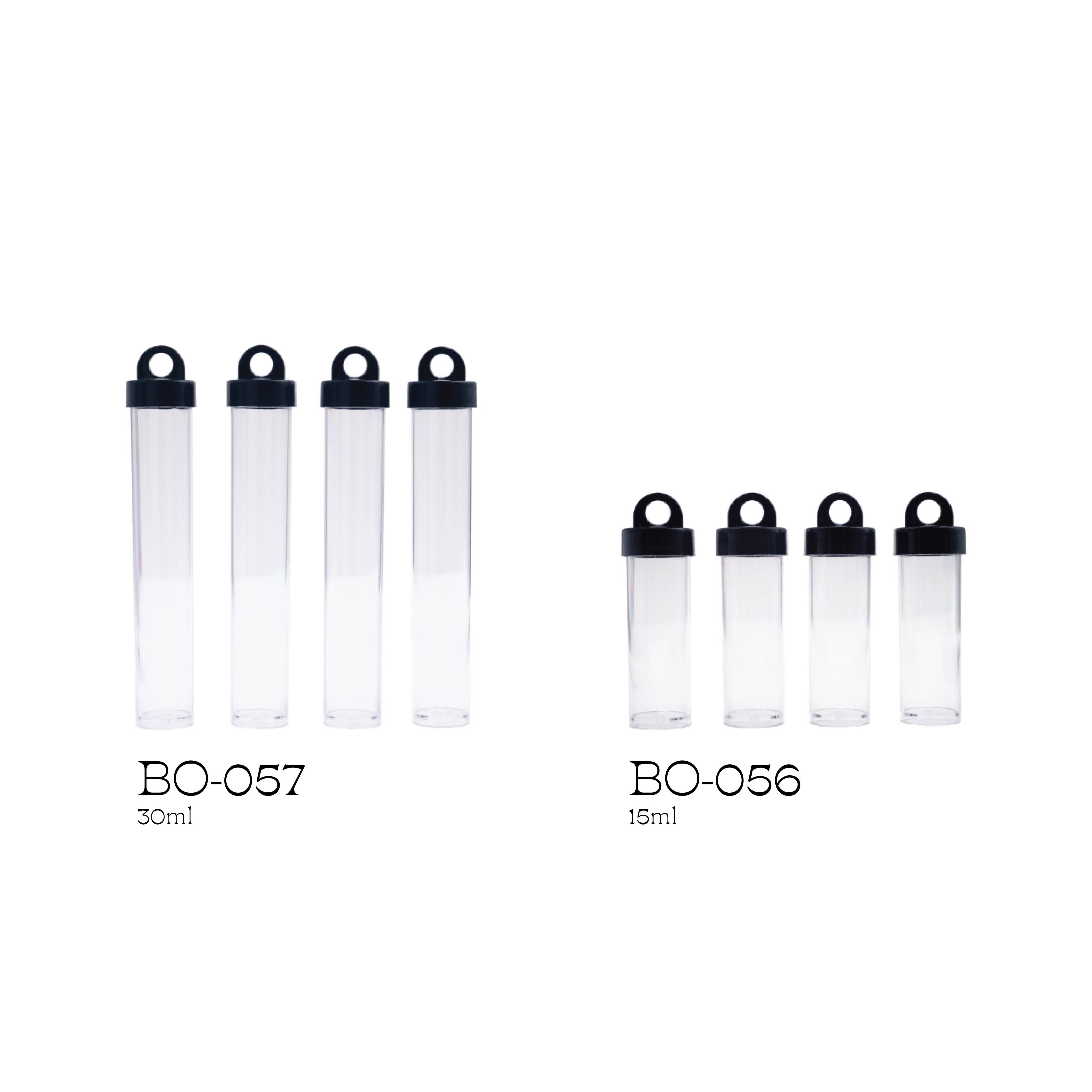 Plastic Tube Container w/ Hanging Screw Lid, 4-ct: 15ml